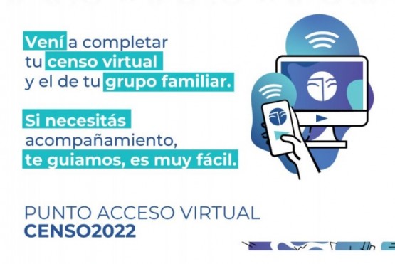 Censo 2022: Se suma Punto de Acceso Virtual en Puerto Deseado