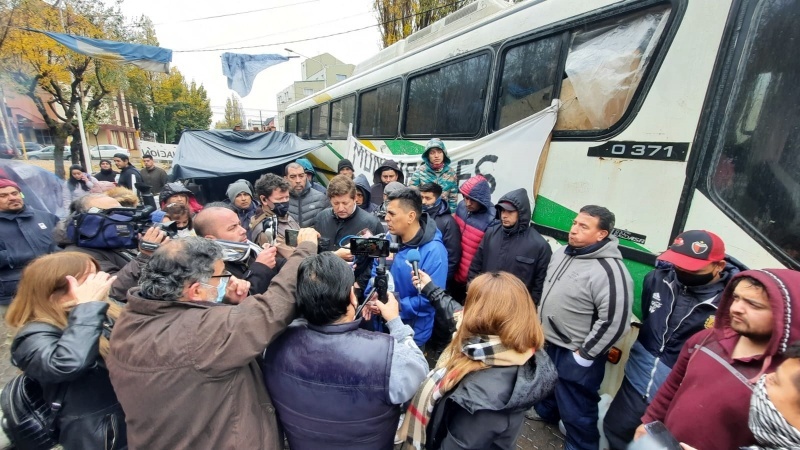 El acampe estuvo un mes afuera de Casa de Gobierno.