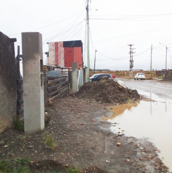 Lo que dejó la lluvia.