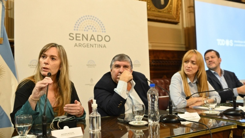 Presentación en el Senado.