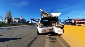 Otro fuerte choque en la autovía de Río Gallegos