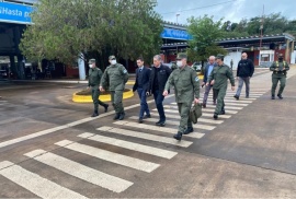 Pablo González en Iguazú por el abastecimiento de gaosil