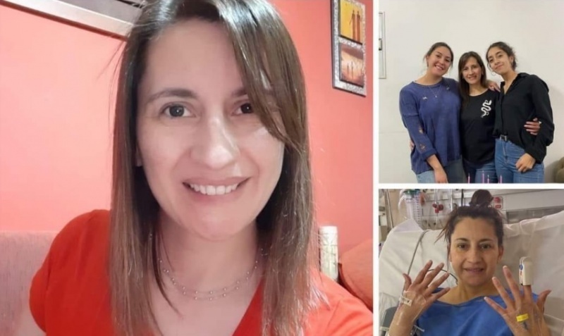 Claudia Argiropulos, tiene 47 años y sufre de miocardiopatía dilatada.