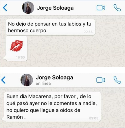 Uno de los mensajes que, para la defensa de Soloaga, fue 