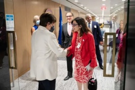 El encuentro entre Kristalina Georgieva y Silvina Batakis fue una "reunión productiva"