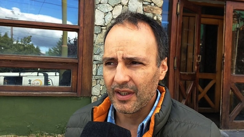 Secretario de bosques de Chubut Rodrigo Roveta.