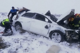 Bomberos rescataron a una persona accidentada