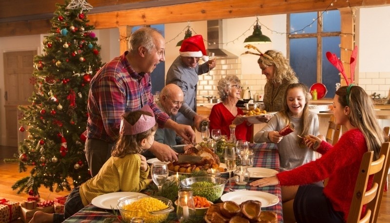 Festejo de Navidad. 