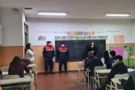 Bomberos brindó capacitaciones a escuelas