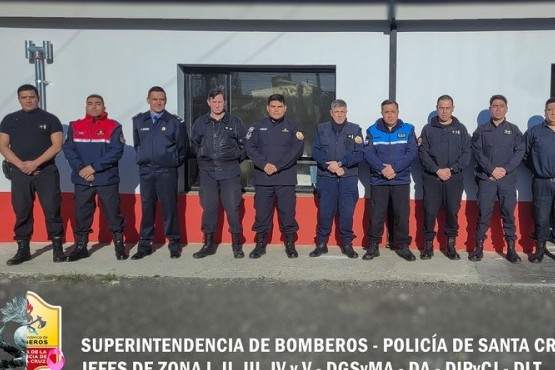 Jefes de bomberos mantuvieron una reunión 