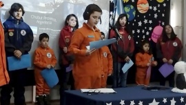 Alumnos de la Base Esperanza conversaron con un astronauta