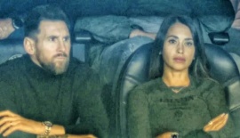 Lionel Messi y Antonela Roccuzzo se encontraron con "Jon Snow"