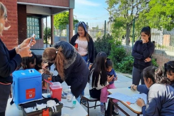 Más de 8.000 niños fueron vacunados en Chubut.