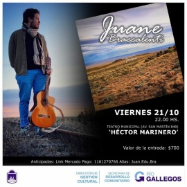 Juane Braccalenti en concierto