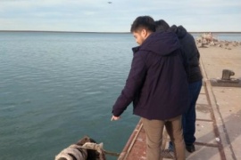 Iniciaron las refacciones en el muelle de Puerto San Julián