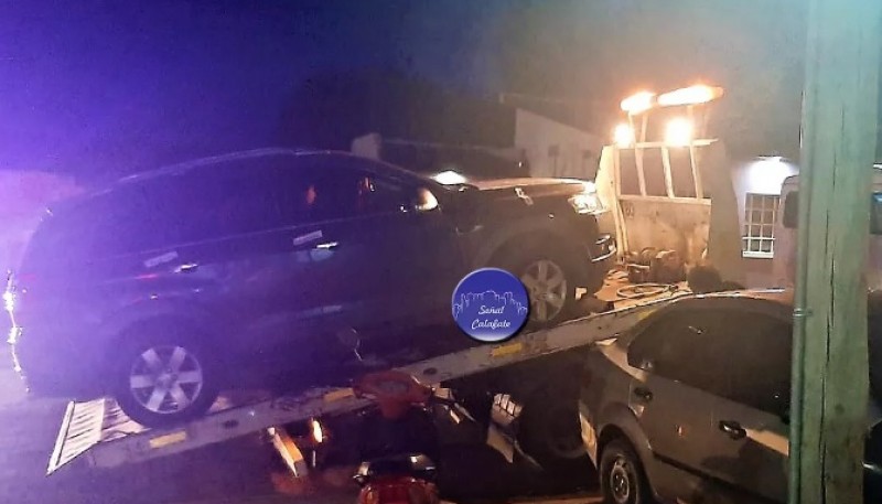 La policía secuestró una camioneta tras choque 