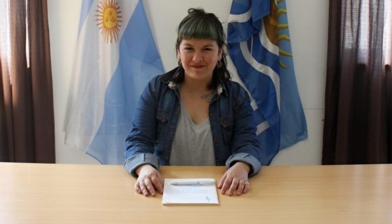 Antonella Marangelli, concejala de El Chaltén.