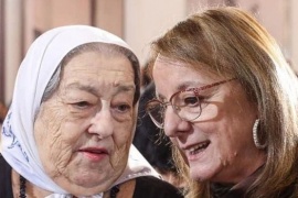 Alicia Kirchner se despidió de Hebe de Bonafini