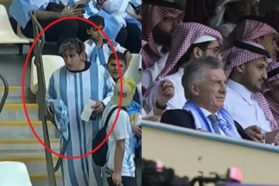Chapu Martínez y Macri presentes en Qatar: los apuntados en las redes por el partido de Argentina