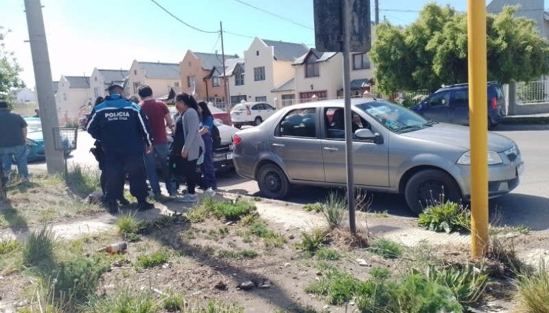 Colisión en cadena en Río Gallegos 