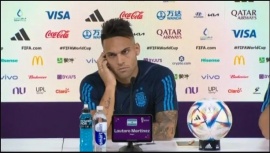 Lautaro Martínez: "Ojalá mañana podamos darle una alegría a Maradona"