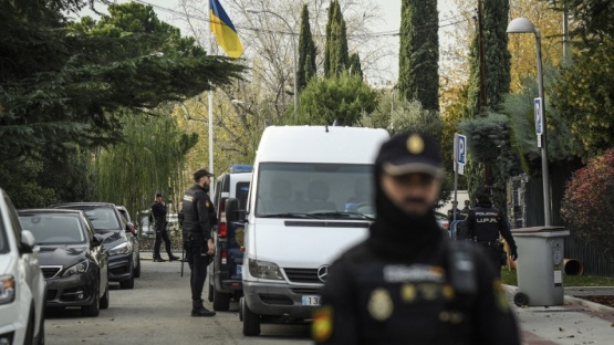 Estalló una carta bombra en la embajada de Ucrania en Madrid.