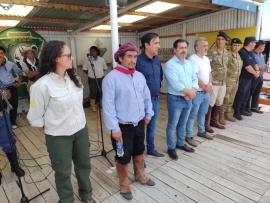 Como todos los años, la jineteada tiene su lugar en la Fiesta del Róbalo