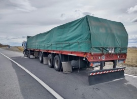 Transportan ilegalmente 72 compresores de aire con destino a Río Gallegos