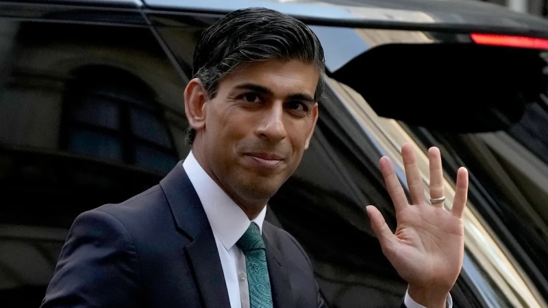 Primer ministro británico, Rishi Sunak. 