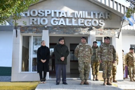 Realizaron reconocimiento al personal del Hospital Militar Río Gallegos