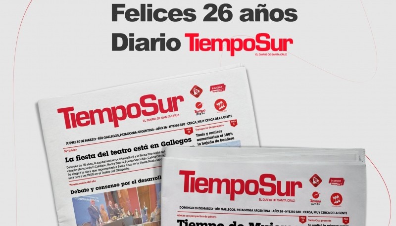 TiempoSur celebra 26 años cerca de la gente 