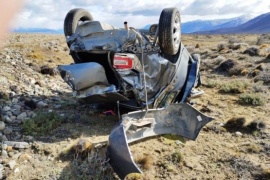 Tres turistas volcaron y debieron ser trasladados a El Chaltén