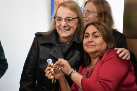 Alicia Kirchner inauguró la sede del Sindicato de Amas de Casa de Santa Cruz