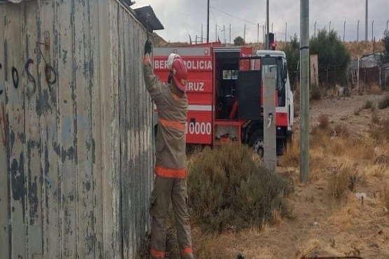 Bomberos intervinieron en varios hechos en Caleta Olivia 