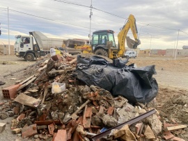 Se realizó un importante operativo de limpieza en el Barrio Procrear