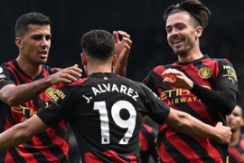 Julián Álvarez hizo su mejor gol desde que llegó al Manchester City, la reacción de los hinchas