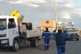 Amplían el tendido eléctrico en el Barrio 22 de Septiembre de Río Gallegos