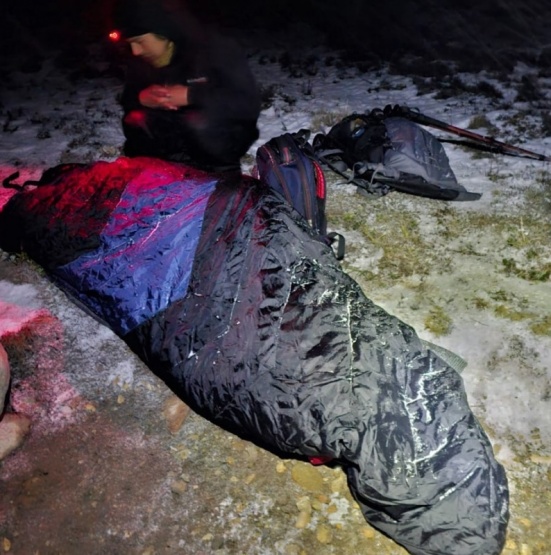 Una mujer sufrió una lesión bajando de Laguna de los Tres