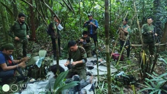 Hallaron con vida a los cuatro niños que estaban perdidos en la selva amazónica