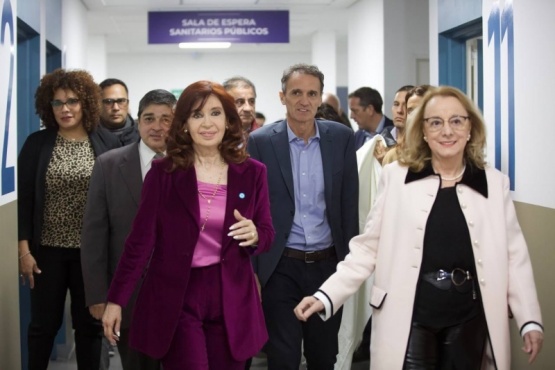 Alicia Kirchner y Cristina Fernández recorrieron el anexo del Hospital