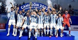 Argentina venció a Brasil y se coronó campeón del Sudamericano Sub 17 de Futsal