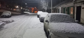 Dificultades de tránsito en la Cuenca Carbonífera debido a intensas nevadas