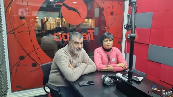 Néstor y Andrea, los padres de Micaela García, están en Río Gallegos. 