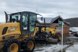 Plan Invernal 2023: Limpieza de calzada en Río Turbio