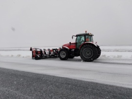 AA2000 aplicó el operativo nieve y reabrió el Aeropuerto de Río Gallegos