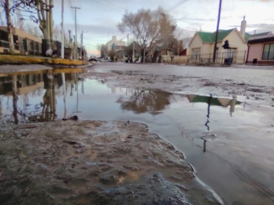 Río Gallegos sobre cero