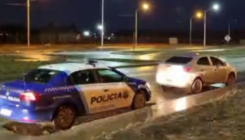 Colisión en cadena en Río Gallegos