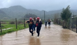 Temporal en Chile deja tres muertos y más de 34.000 personas aisladas