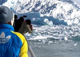 Video viral: no se puede navegar frente al Glaciar Upsala