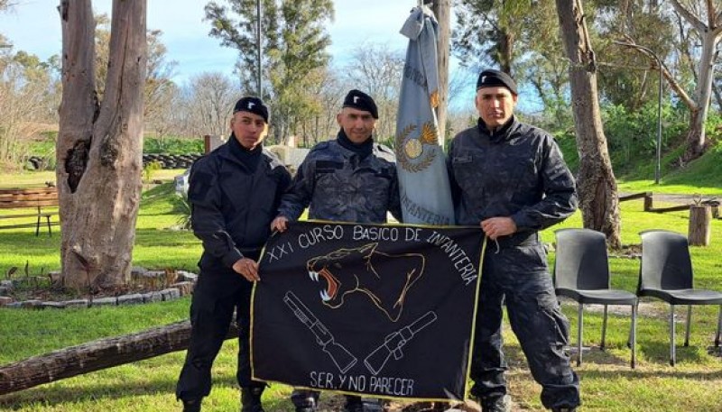 Personal de Infantería de Río Gallegos culminó curso de la Policía Federal 